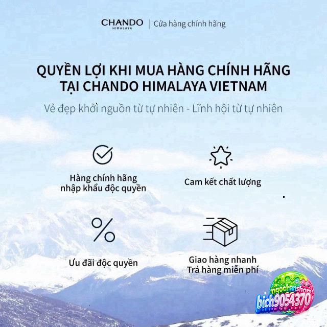 Hạt Mặt Nạ Dưỡng Trắng Himalaya CHANDO 5 Pcs Dầu 33mL Chính Hãng