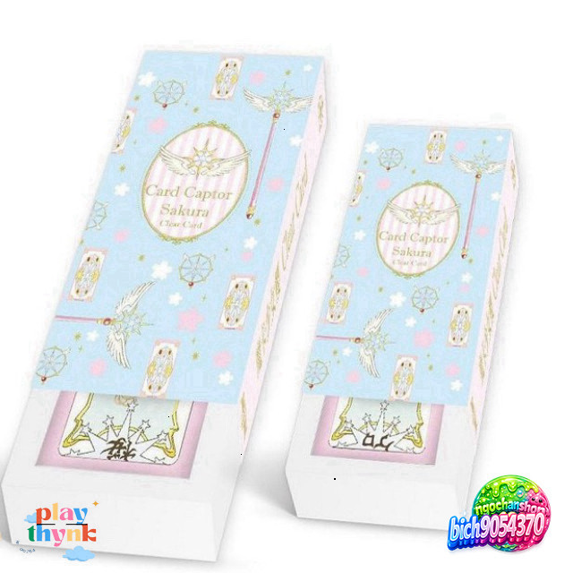 "Tarot Sakura Kimono Xanh Anime Chibi Độc Đáo Clow Card"