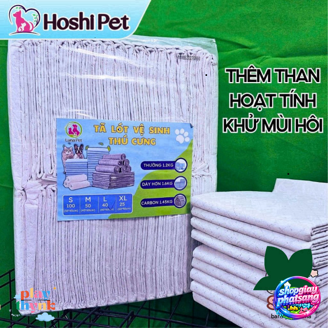 Than Hoạt Tính Pet HoShi, Khử Mùi Thú Cưng Bảy Kích Cỡ