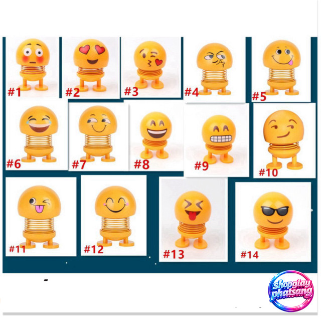 Thú Nhún Lò Xo Màu Đẹp Emojis Lò Xo DC3619