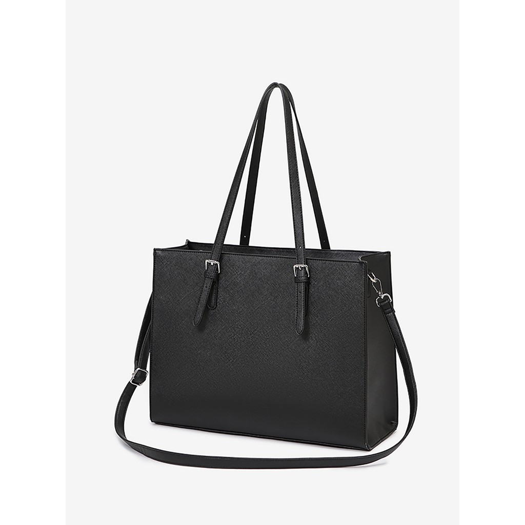 [TẶNG CHARM] Túi tote cỡ lớn da pu cao cấp túi to đeo chéo vừa A4 có ngăn chống sốc laptop đi làm đi chơi đựng đồ