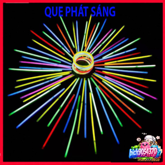 Que Quang Dạ Bộ 100 Màu Sắc Đeo Tay Sáng Tạo, Kết Hợp Đầu Nối CA888.