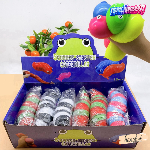 Đồ Chơi Squisy Sâu Bướm - Mềm Mại, Thơm Dễ Dàng Cho Trẻ Em