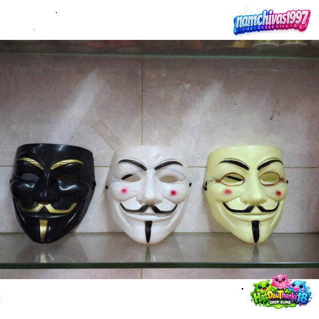 Áo Face Mask Hacker Phụ Kiện Halloween Chất Nhẹ