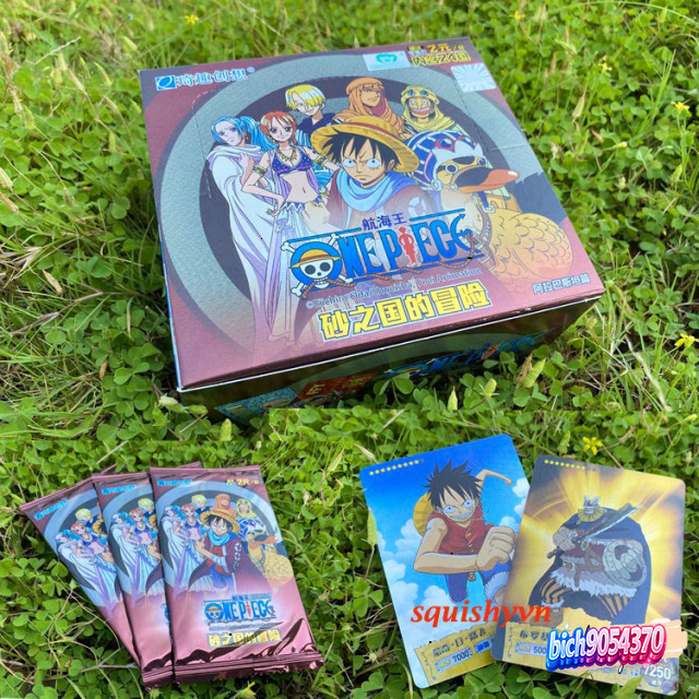 One Piece 36 Thẻ Bài Anime 5 Thẻ/Gói Trọn Bộ