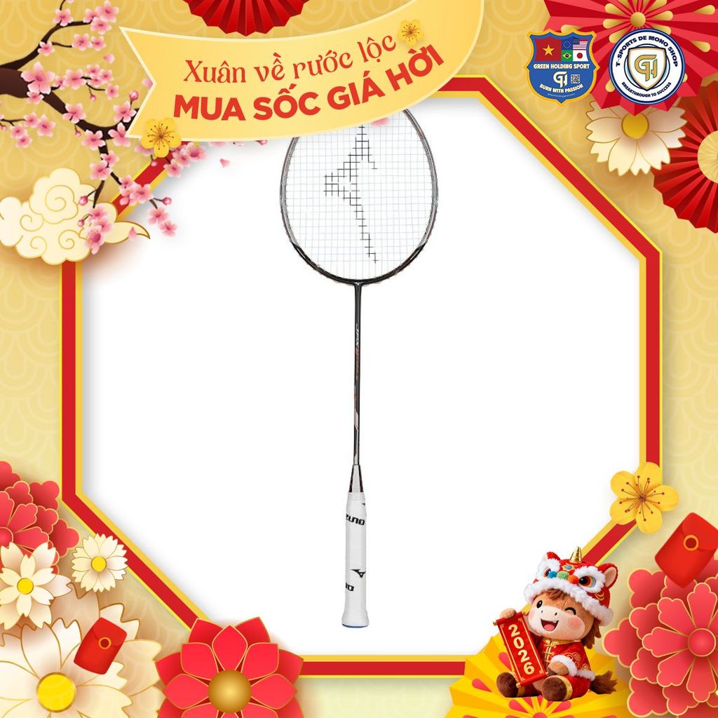 Vợt cầu lông Mizuno JPX 8 Force siêu nhẹ - Tấn Công Cực Gắt, Smash Như Sấm