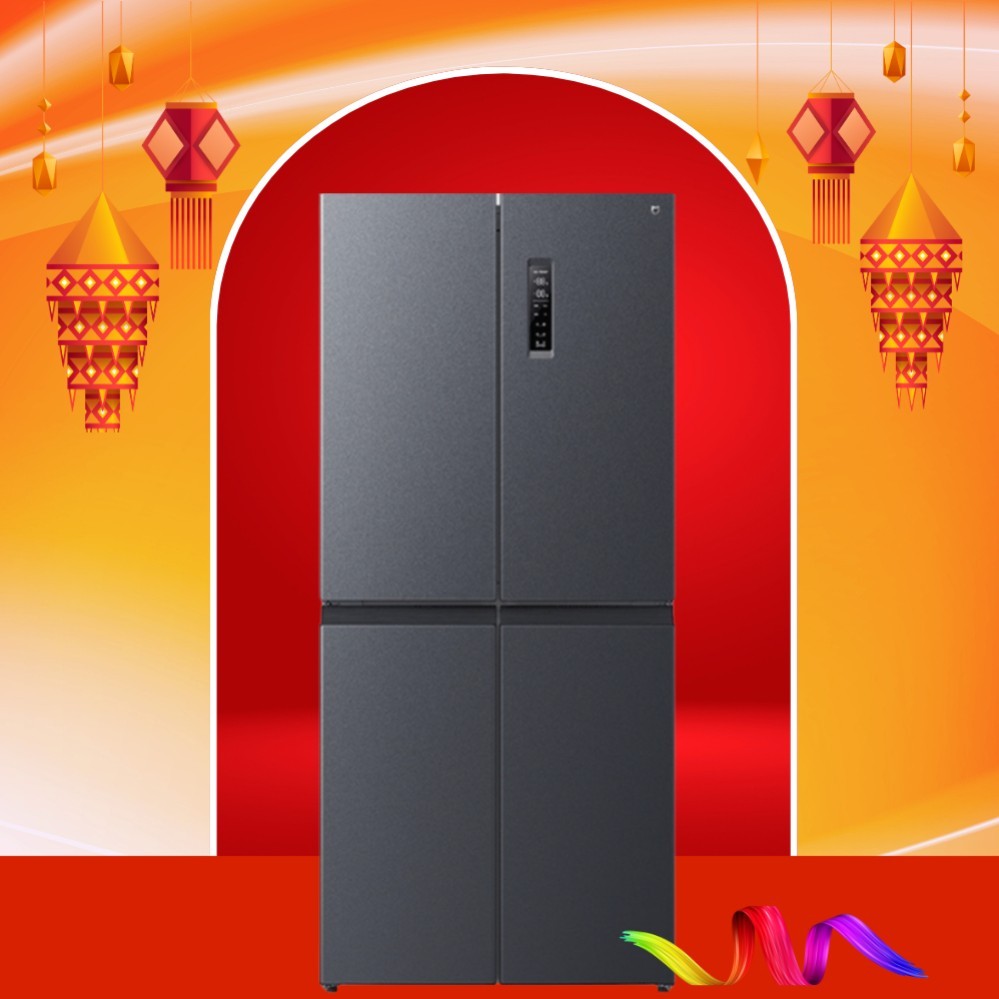 Tủ Lạnh Xiaomi Mijia 4 Cánh 430L Tiết Kiệm Ngăn Đông Mềm Kết Nối App, Kháng Khuẩn 99.9%
