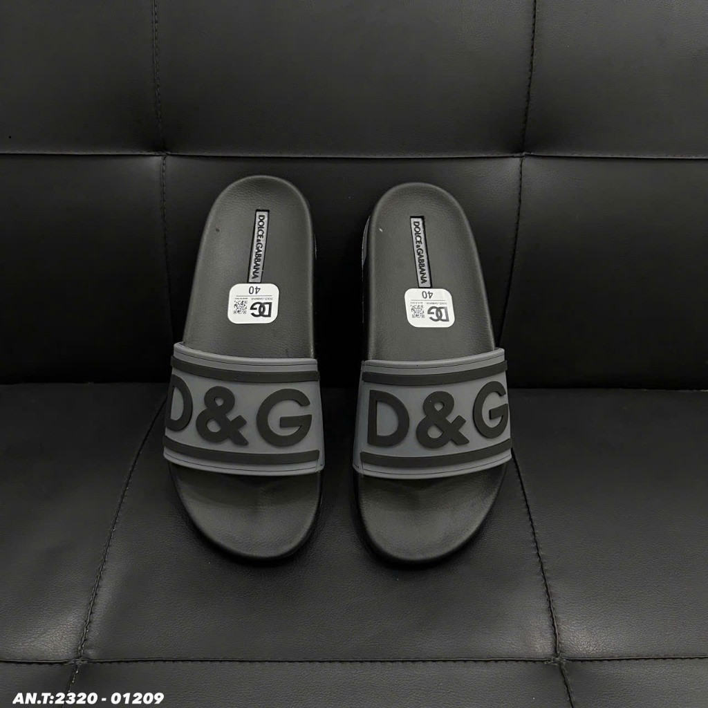 áo icon dép icon Dép lê DG Thời Trang chữ đen Full box - Mẫu mới 2026 cho nam, kèm ảnh thật và video