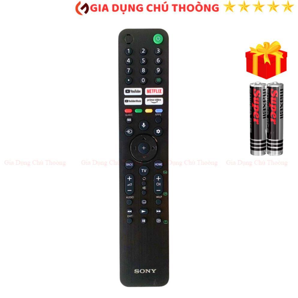 Remote điều khiển tivi SONY Mã RMF-TX520U, điều khiển TV Sony 55in 4K - Tặng kèm pin