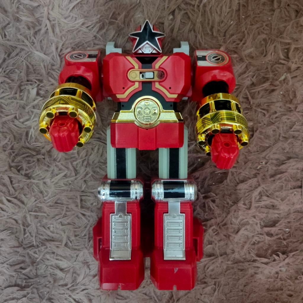 DX Ohranger Robo - Chouriki Sentai Oh ranger robot siêu nhân chiến đội siêu lực Gunmazin Red Puncher