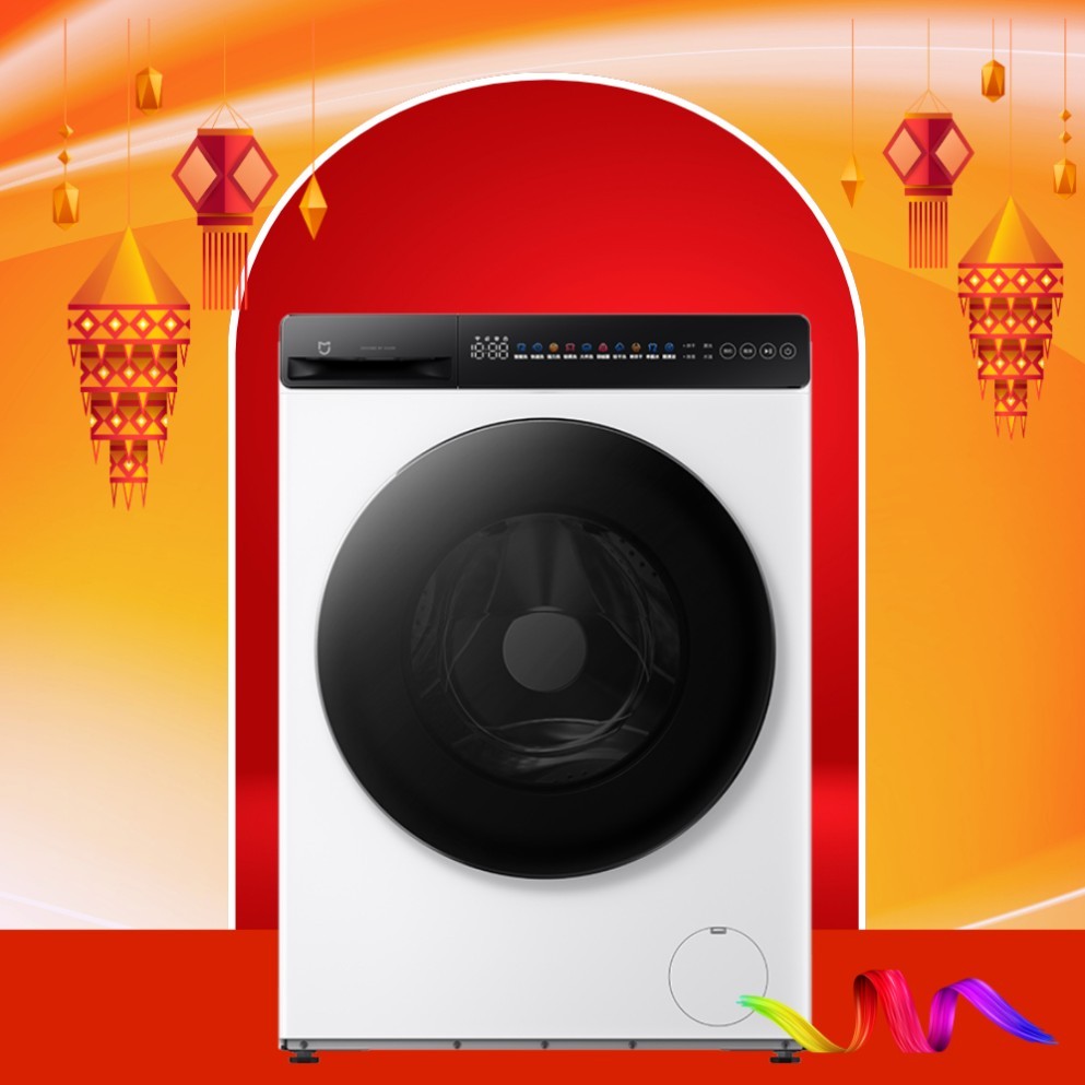 [Sẵn HCM] Máy Giặt Mijia MJ106 Giặt 10kg, Siêu Mỏng Diệt Khuẩn Bằng Hơi Nước Nóng - Kết Nối App