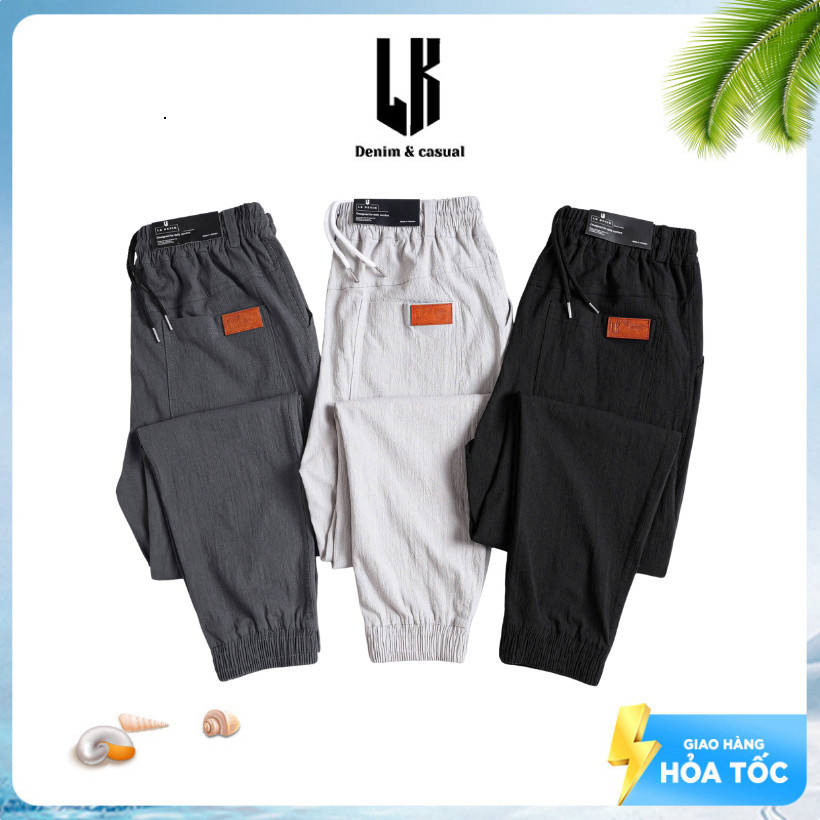 Áo Jogger Linen LK Denim Căng Dày Thoáng Mát Chất Lượng Thụy Sĩ
