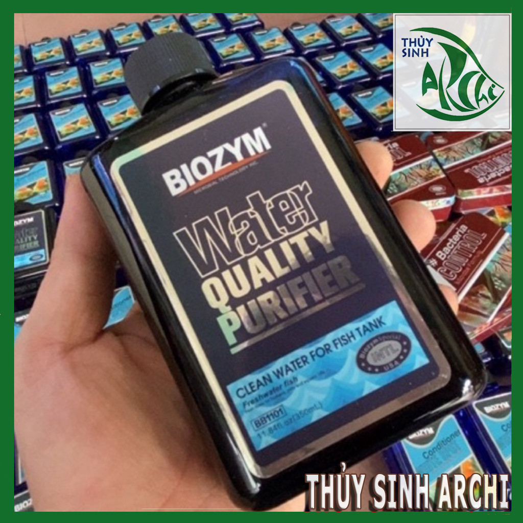 Biozym Water Quality Purifier làm trong nước hồ cá sau 30 phút