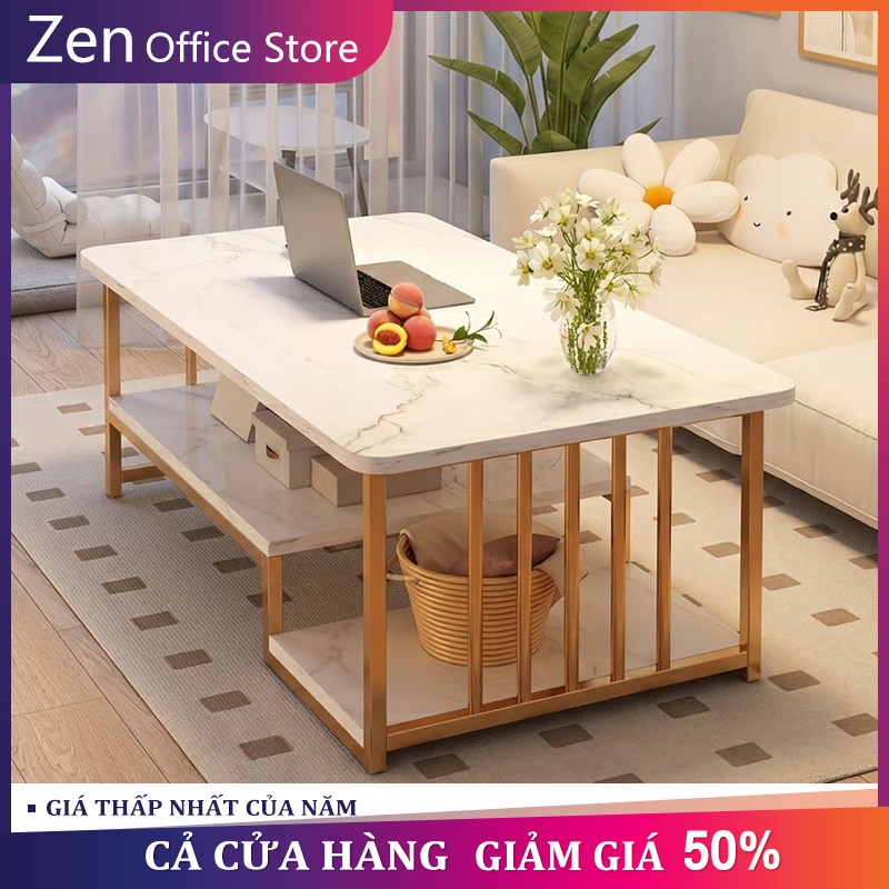 ZEN Bàn trà nghệ thuật mặt đá sang trọng điểm nhấn đẳng cấp cho phòng khách hiện đại