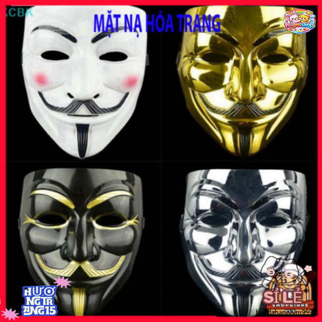 Mặt Nạ Guy Fawkes Anonymous - Tâm Hồn Halloween Cho Người Lớn