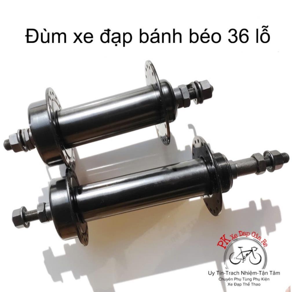 Đùm xe đạp bánh béo, Moay ơ xe đạp bánh béo 36 lỗ, Đùm ( moayo ) xe đạp bánh béo sử dụng líp vặn, ph