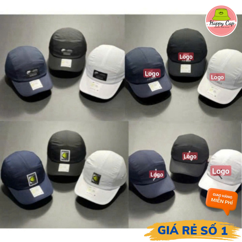 [ẢNH THẬT] - Mũ Lưỡi Trai, Nón Kết NK Chất Liệu Vải Dù Mềm Mát Thể Thao - Happy Store