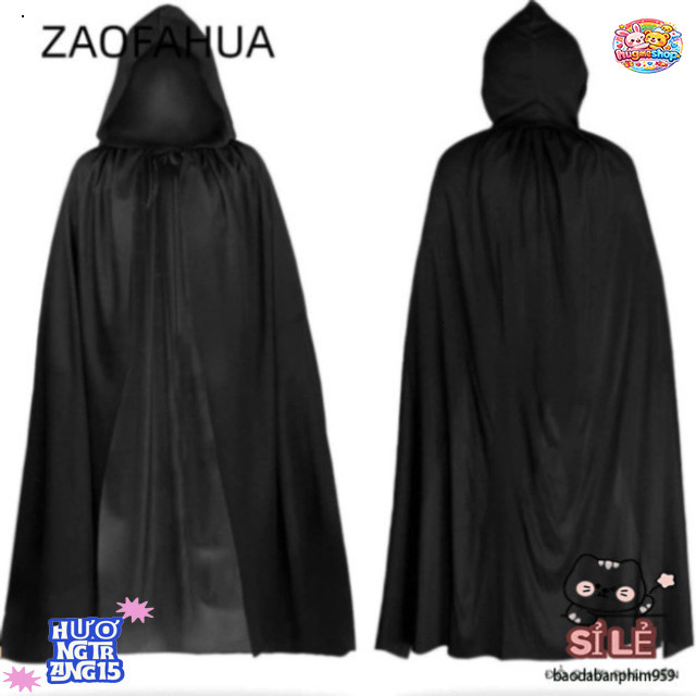 Quỷ Cosplay Halloween: Áo Choàng 59inch Mũ Trùm Zaofahua