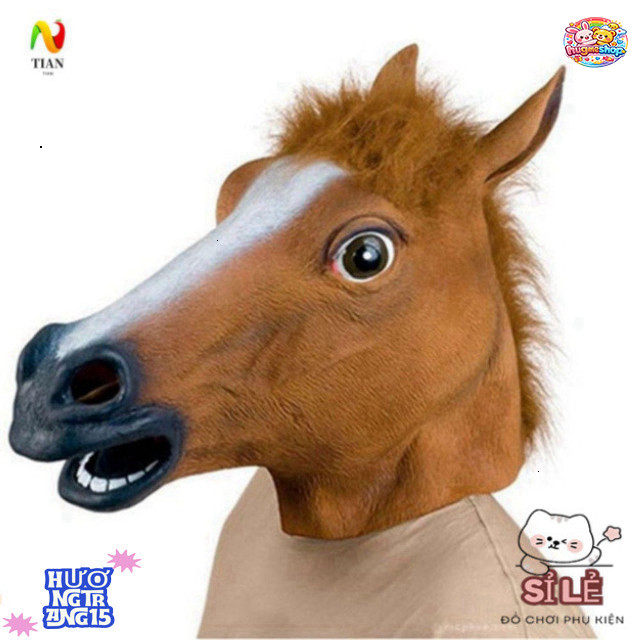 Mặt Nạ Nữ Trang Điểm Vui Nhộn Hoàng Hậu Hiếm Có Hình Ngựa Tian BoJack Horseman