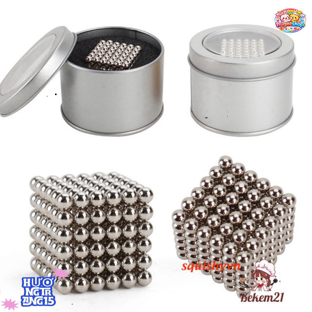 Bucky Balls - Bộ 216 Viên Bi Nam Châm Đầy Màu Sắc