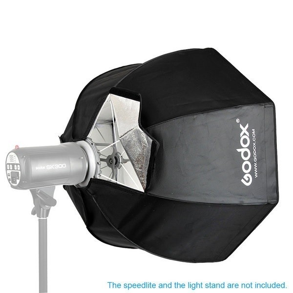 SOFTBOX DÙ GODOX PORTABLE BOWEN MOUNT 80CM TỔ ONG ( MINH ĐỨC )