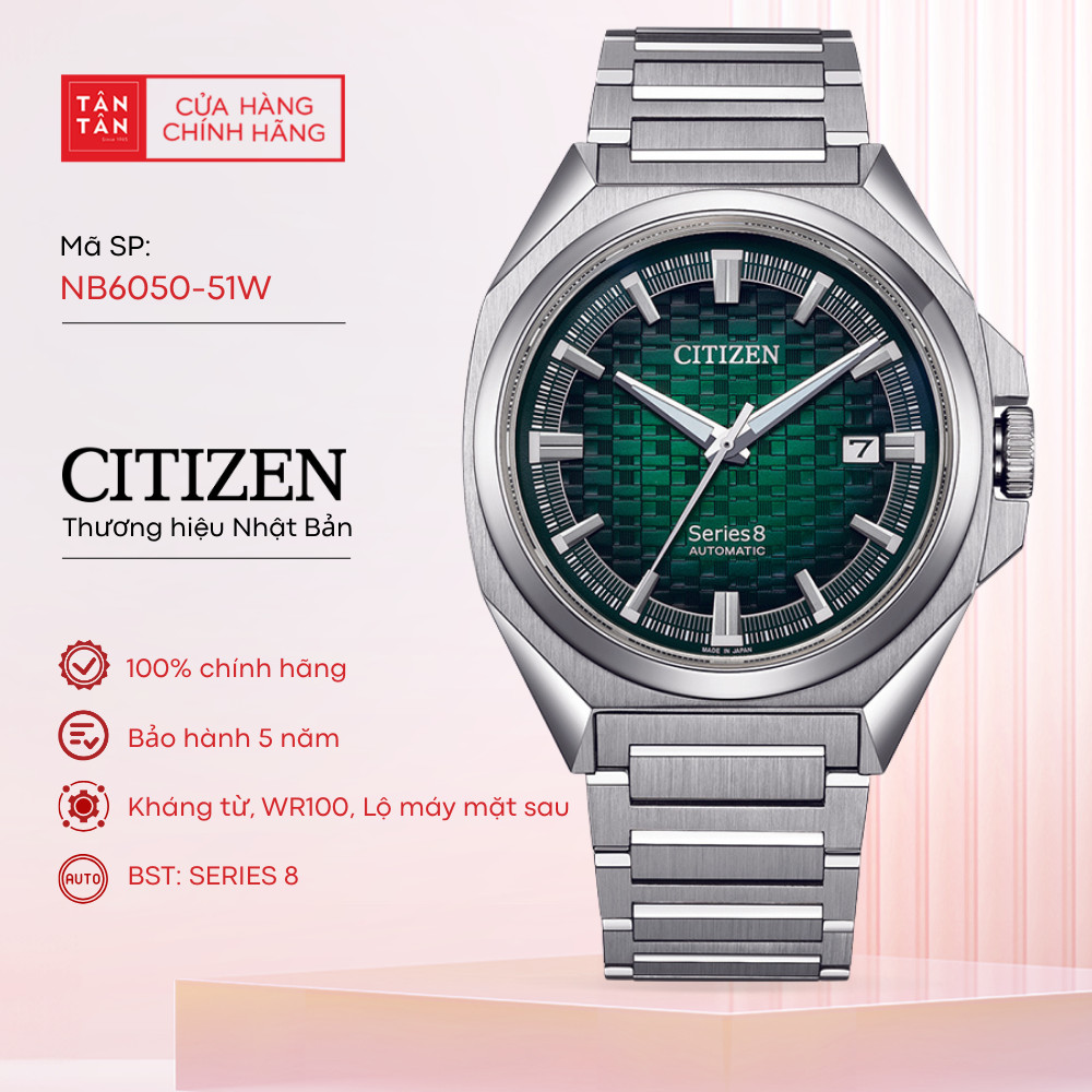Đồng Hồ Nam Citizen Series 8 831 NB6050-51W Automatic 40.8mm - Đồng Hồ Tân Tân