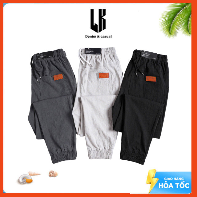 Áo Jogger Linen LK Denim Căng Dày Thoáng Mát Chất Lượng Thụy Sĩ