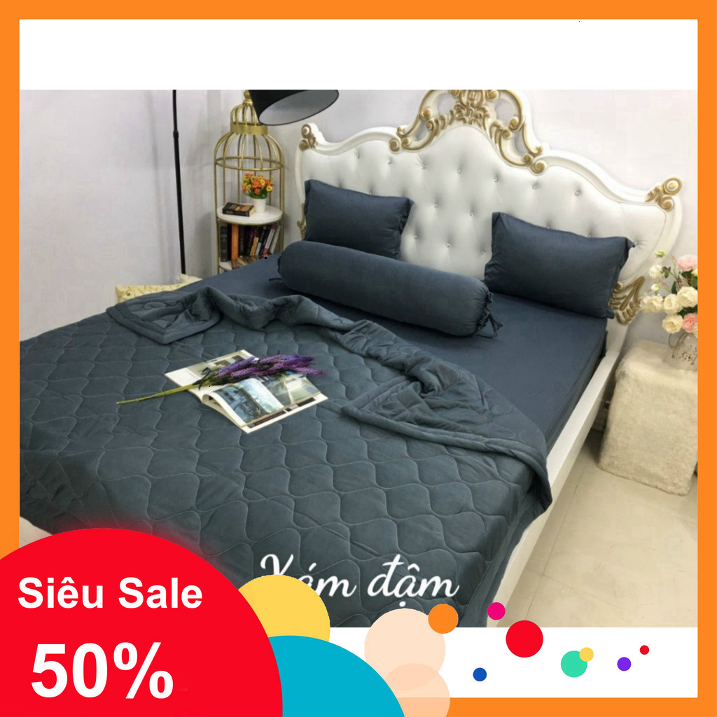 Mền Ga Áo  Gối Màu Xám Đậm Sang Trọng Fulfilled Size Diverse