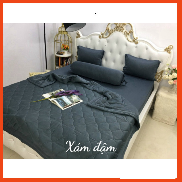 Mền Ga Áo  Gối Màu Xám Đậm Sang Trọng Fulfilled Size Diverse