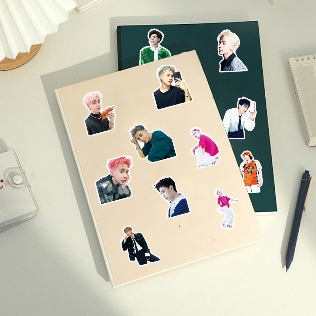 50 sticker Quang Hung MasterD Miếng Dán DIY Laptop Điện Thoại Hành Lý Nhật Ký Chống Nước