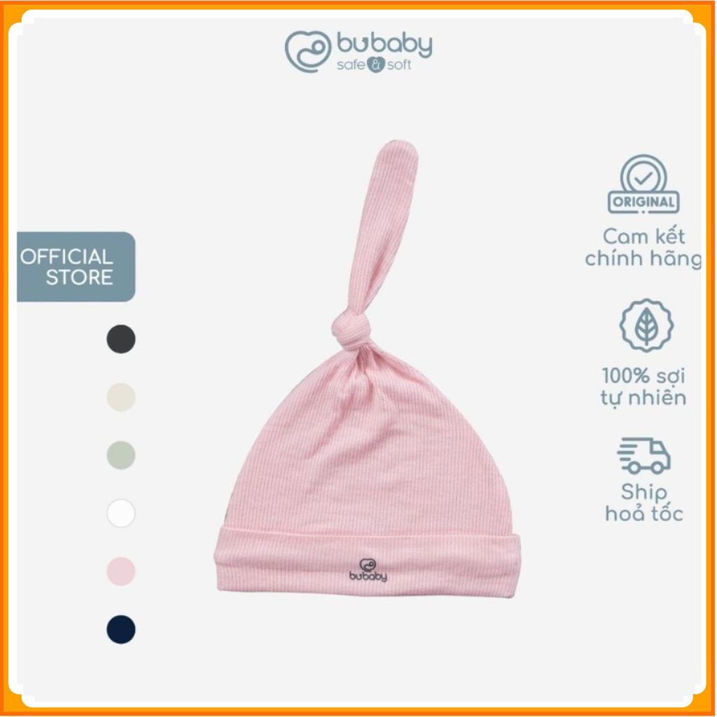 [BU Baby] Mũ Sơ Sinh cho bé nút thắt, chất liệu Siro Cotton [BU Baby] ASR192401 | Phụ kiện [BU Baby]