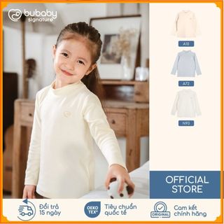 [BU Baby] (6M-5Y) Áo dài tay cao cổ Thu êm BU Baby Cotton BCT310900 | Bubaby Chính hãng