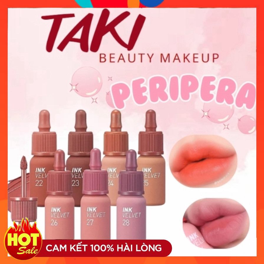 Son Kem Lì Peripera Ink Velvet Nude 4g [22- 23-24-25-26-27-28-29-30-31]