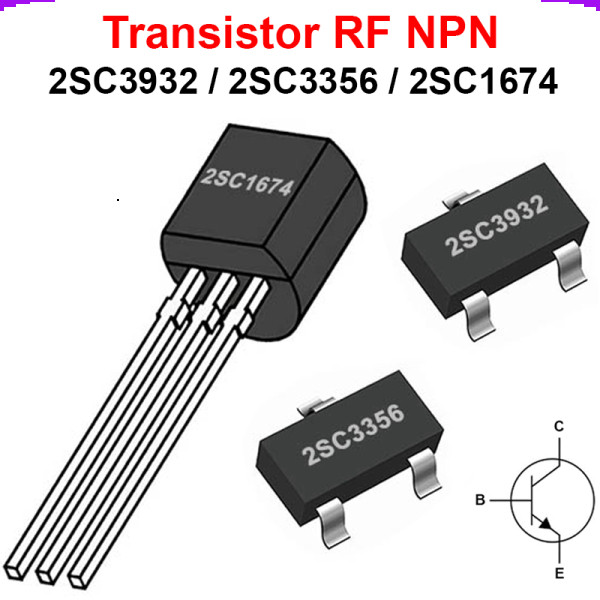 [Giá combo] (10 cái) Transistor RF NPN 2SC3932 / 2SC3356 / 2SC1674