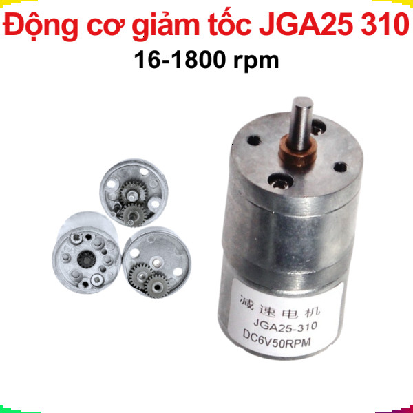 Động cơ giảm tốc JGA25 310 12V nhiều tốc độ