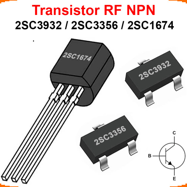 [Ưu đãi] (10 cái) Transistor RF NPN 2SC3932 / 2SC3356 / 2SC1674