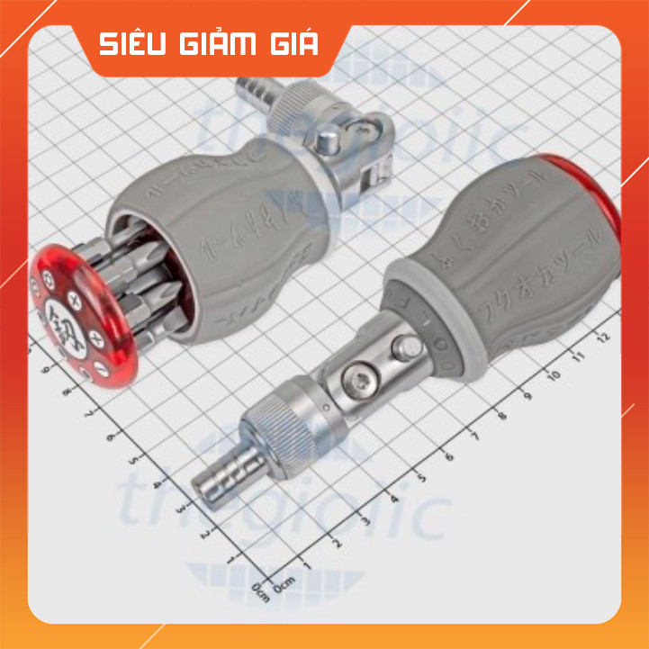 FO-9006M Tua Vít Chỉnh Góc Đa Năng 8 Trong 1 Dài 150mm SmartFix Linh Kiện