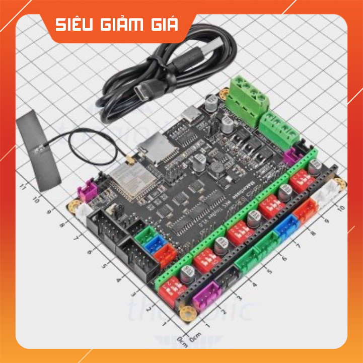 MKS TinyBee Module Điều Khiển Máy In 3D Tích Hợp ESP32 12~24VDC SmartFix Linh Kiện