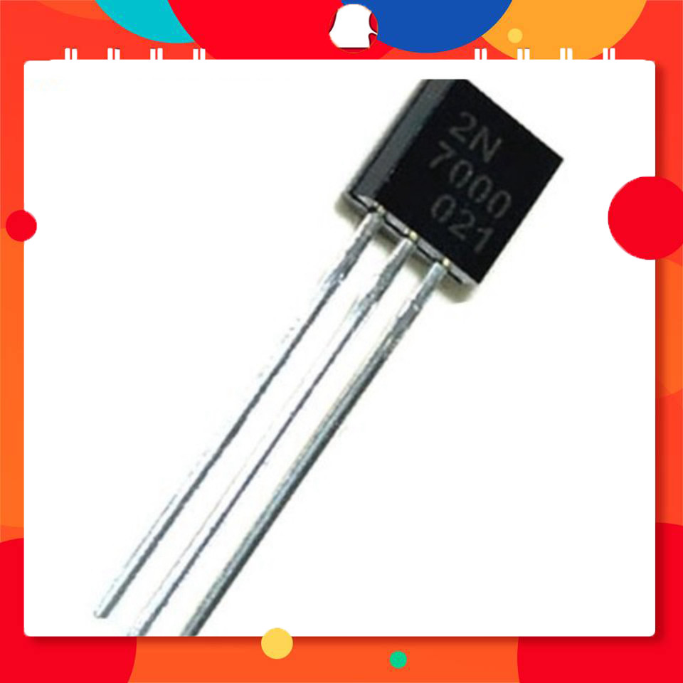 [10 Cái]- 2N7000 MOSFET N-CH 60V 200MA TO-92 TechParts Việt