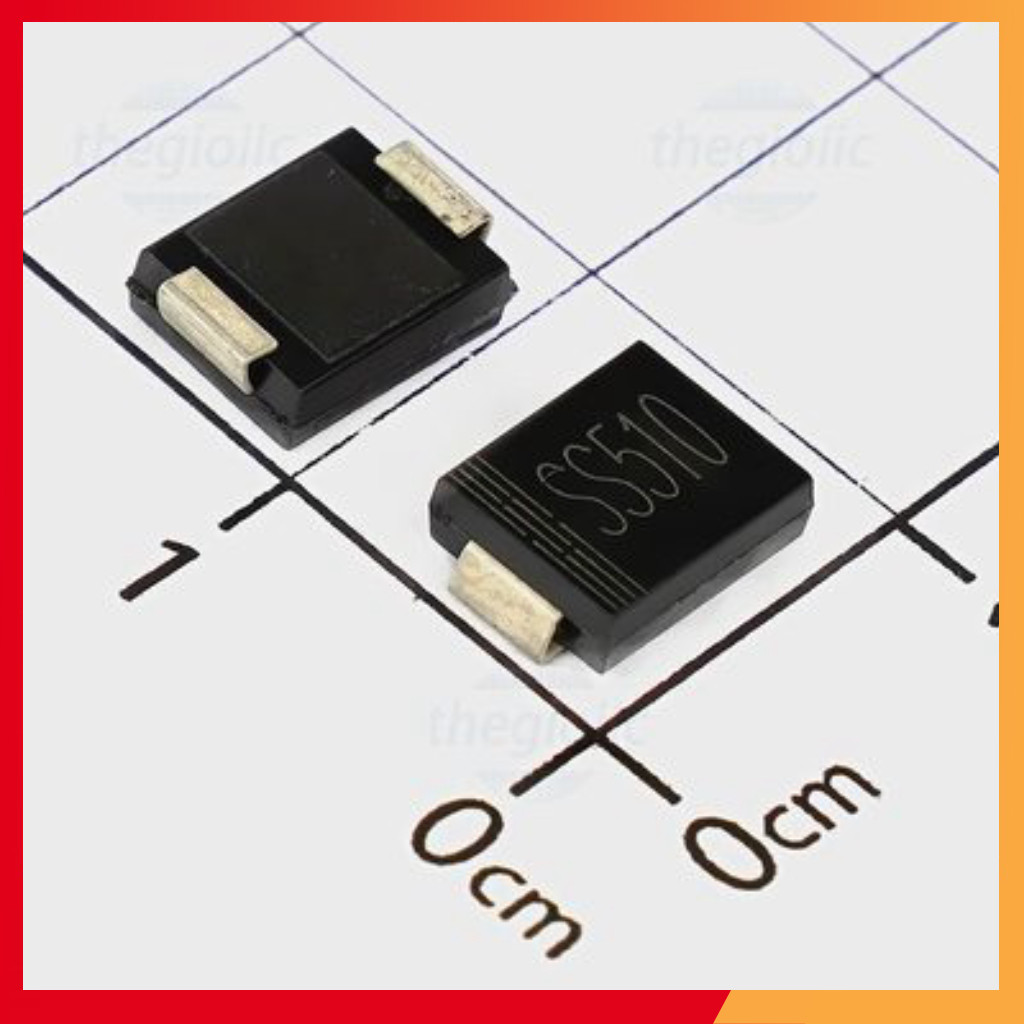 [10 Cái]- SS510 SMC Schottky Barrier Diodes 100V 5A Shop ekit.vn