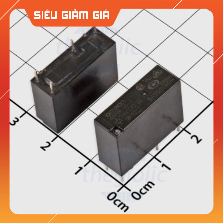[2 Cái]- G5NB-1A-E-24VDC Rơ Le 24VDC 5A SPST-NO 4 Chân SmartFix Linh Kiện
