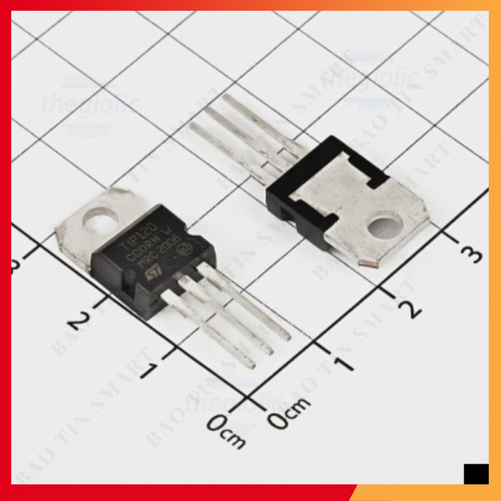 [5 Cái]- TIP120 BJT Transistor NPN 1 Ngõ Ra Darlington 60V 5A TO-220 Shop ekit.vn