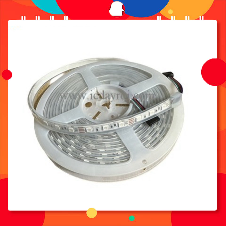 Led dây 5050 RGB bọc silicon chống nước (cuộn) TechParts Việt