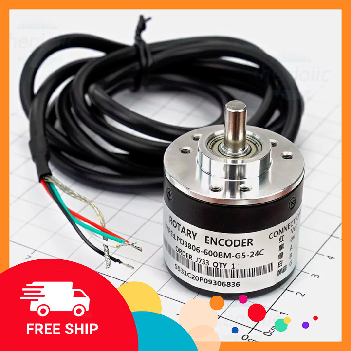 LPD3806-600BM Rotary Encoder 600 Xung NPN Điện Tử Tín Phát