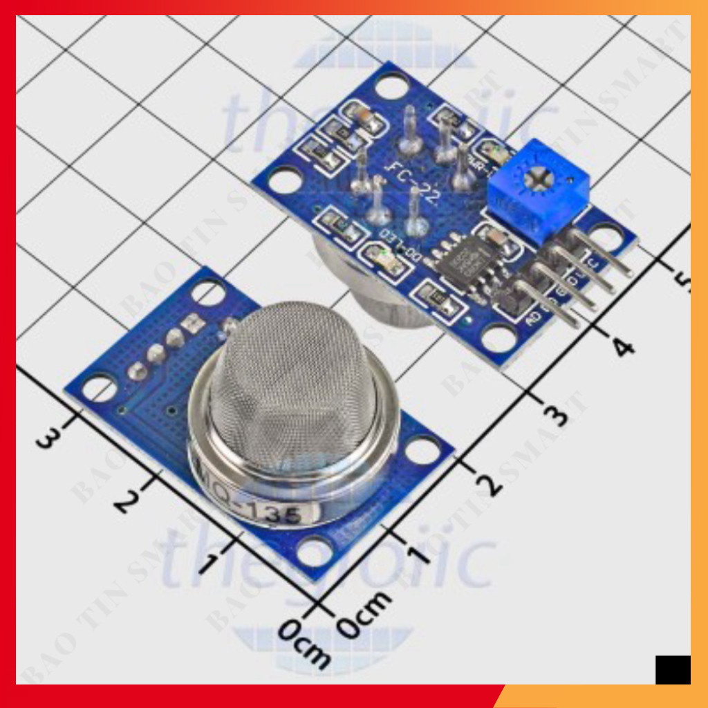MQ-135 Mạch Cảm Biến Chất Lượng Không Khí Shop ekit.vn