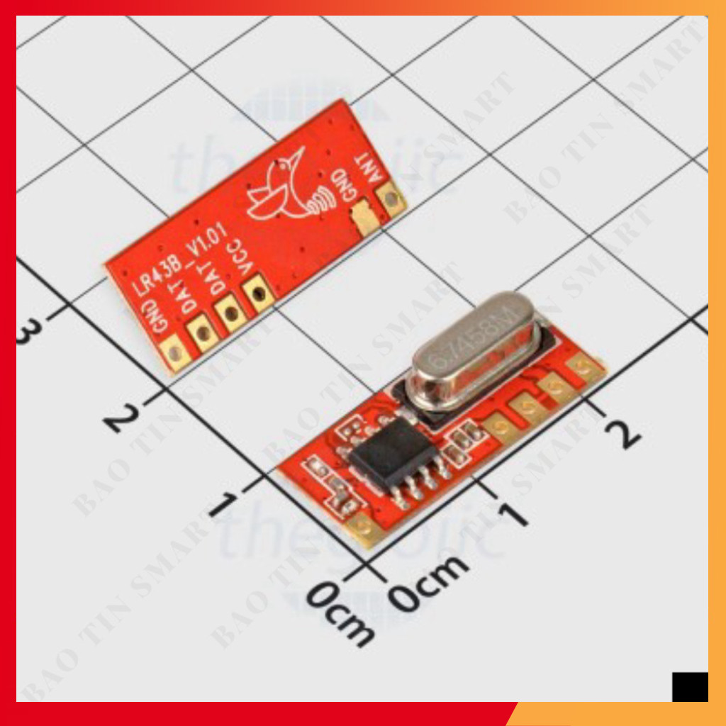 LR43B Mạch Thu RF 433MHz Shop ekit.vn