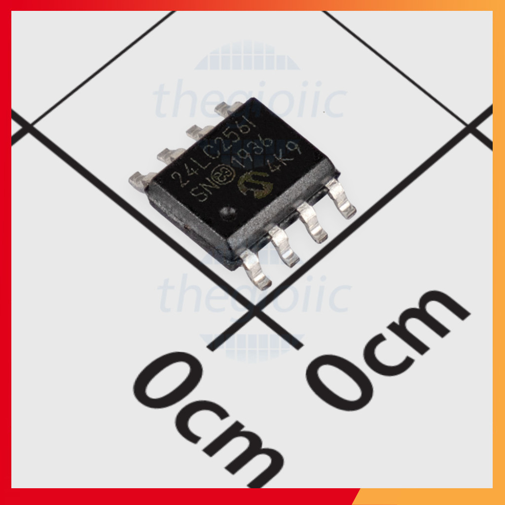 24LC256-I/SN IC EEPROM 256Kbit 8-SOIC Shop ekit.vn