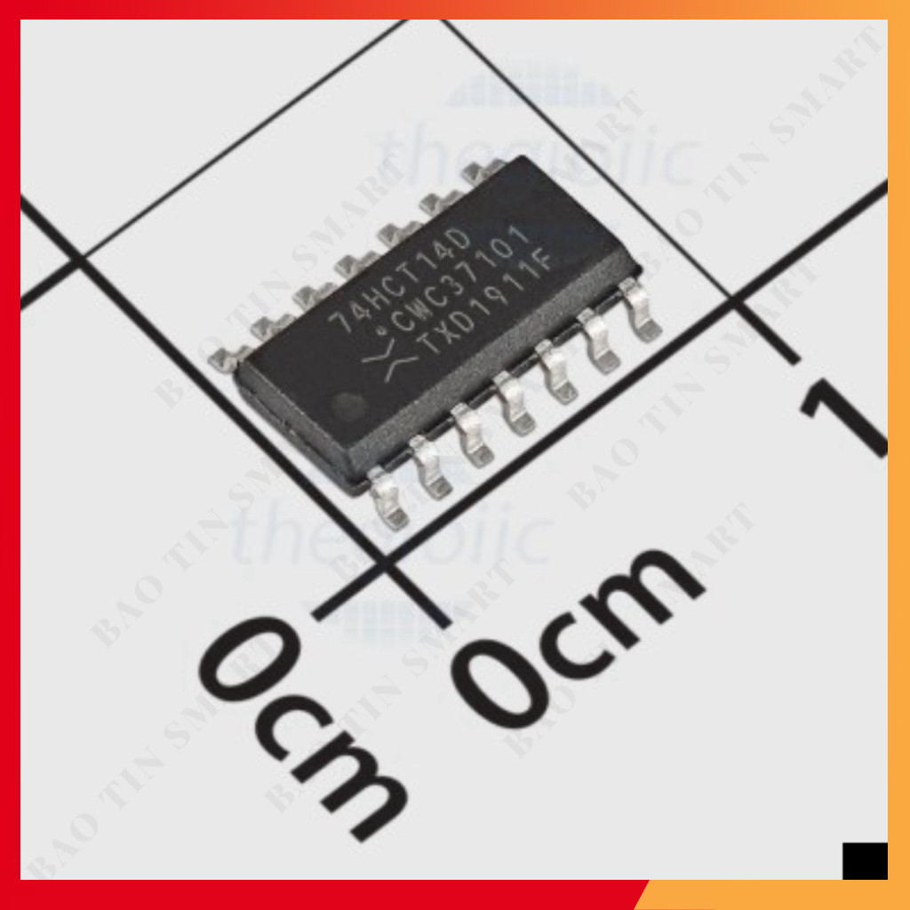[5 Cái]- 74HCT14D,653 IC Hex Schmitt Trigger Inverter, 14-SOIC Shop ekit.vn