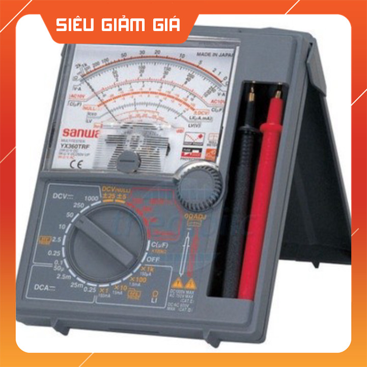 Sanwa YX360TRF Đồng Hồ Đo Hiển Thị Kim Japan SmartFix Linh Kiện