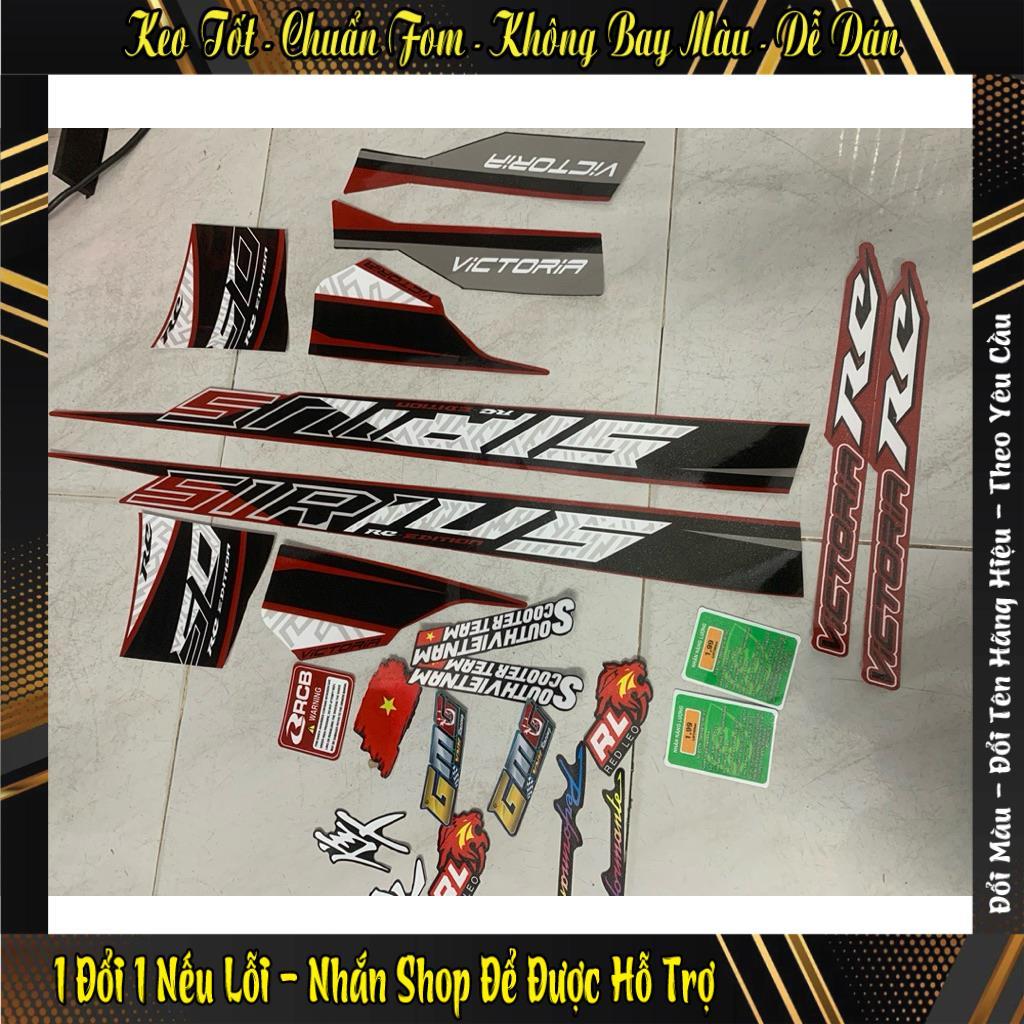 Tem sirius 50cc, 50 cc victoria đỏ đen